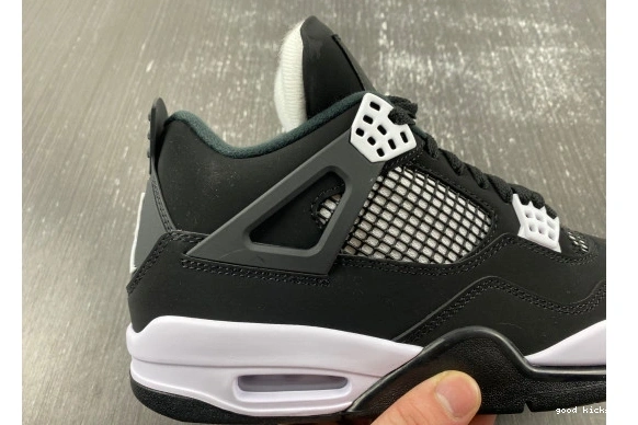 AIR 4 JORDAN FQ8135-001 WHITE RETRO THUNDER  FQ8135-001 0412